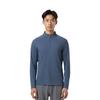 Anta Simple Stand Collar Comfortable Soft Casual Solid Color Versatile Long Sleeve T-Shirt Men Tops 152530412-2