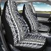 Car Universal Seat Cover Elastic Polyester Cloth Tribe Geometric Pattern Car Seat Cover
