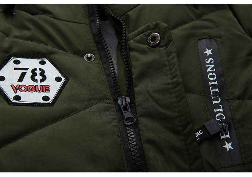 2023 Boys' Thickened Cotton Jacket - Cross-Border E-Commerce Edition