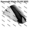 Motorcycle Wind Deflectors For Kawasaki Ninja ZX-6R 636 600 2005-2007 2008 Double Bubble Windshield Deflector Protector