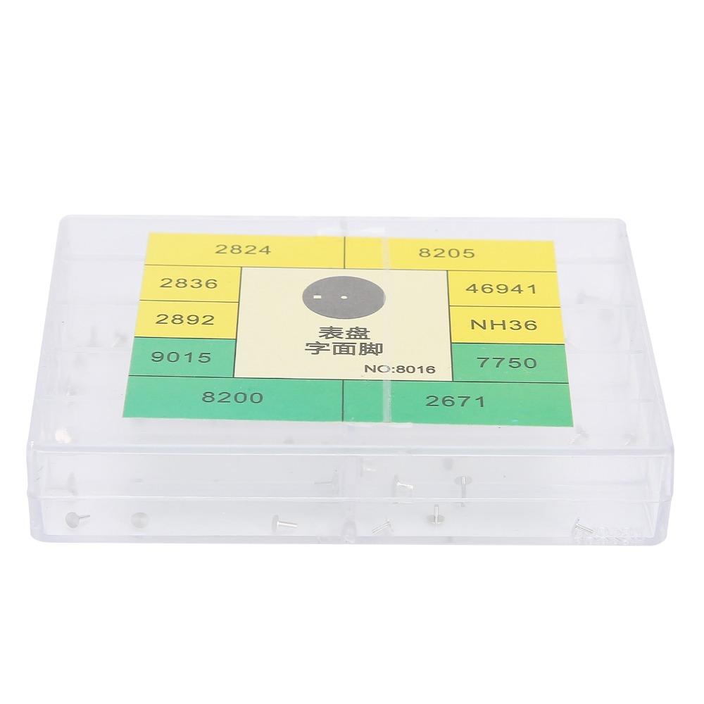 Alloy Material Watch Dial Feet Assortment Kit Multiple Sizes Watch Repair Parts Watch Repair Accessories Wristwatch Maintenance