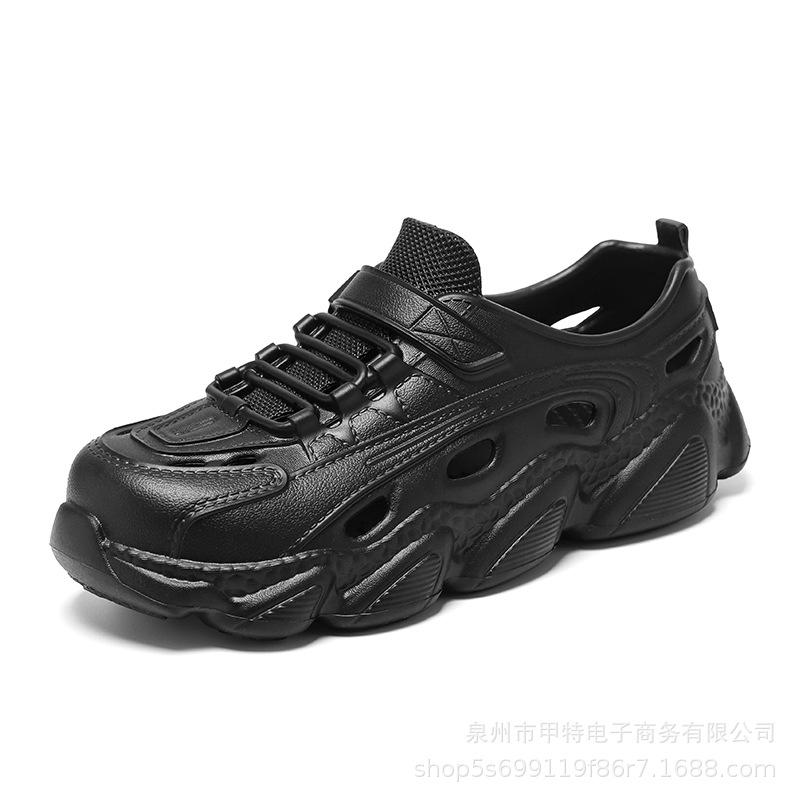 Couple Sandals Lightweight Breathable Hollow Out Shoes Outdoor Non-slip Fishing Shoes for Men EVA Sandals Summer Casual Sneakers
