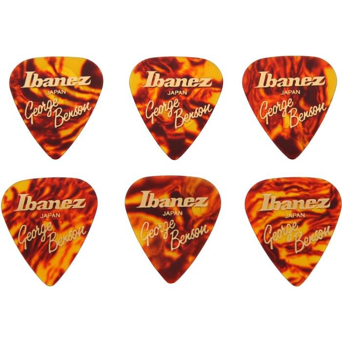 Ibanez George Benson Signature Pick 6-Pack B1100GB Shell Brown Teardrop