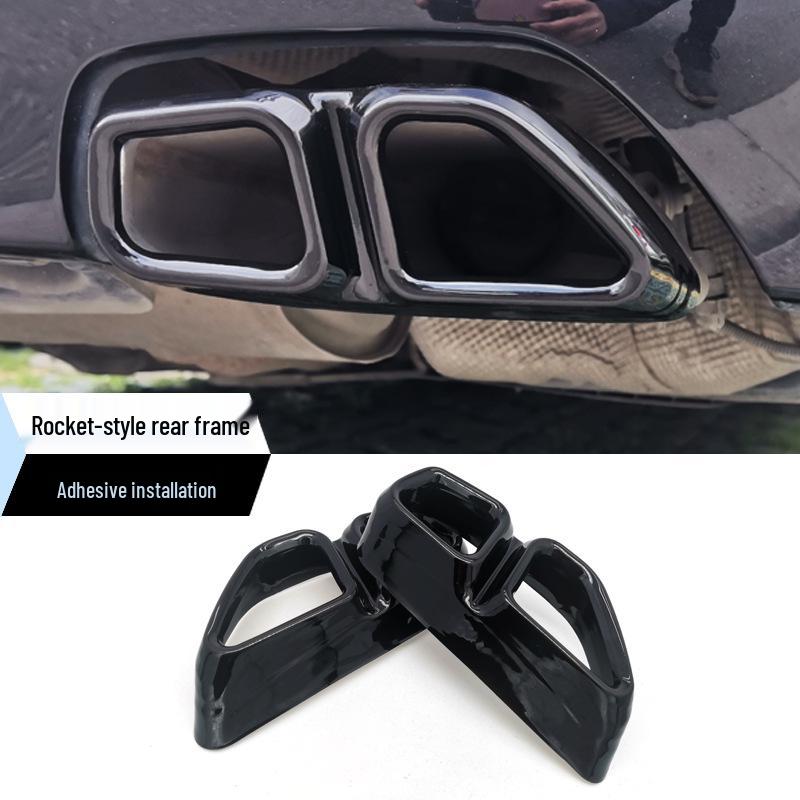 Compatible BMW New 5 Series Front & Rear Lip Kit (525/530Li) - Black Warrior MP Modification Kit.