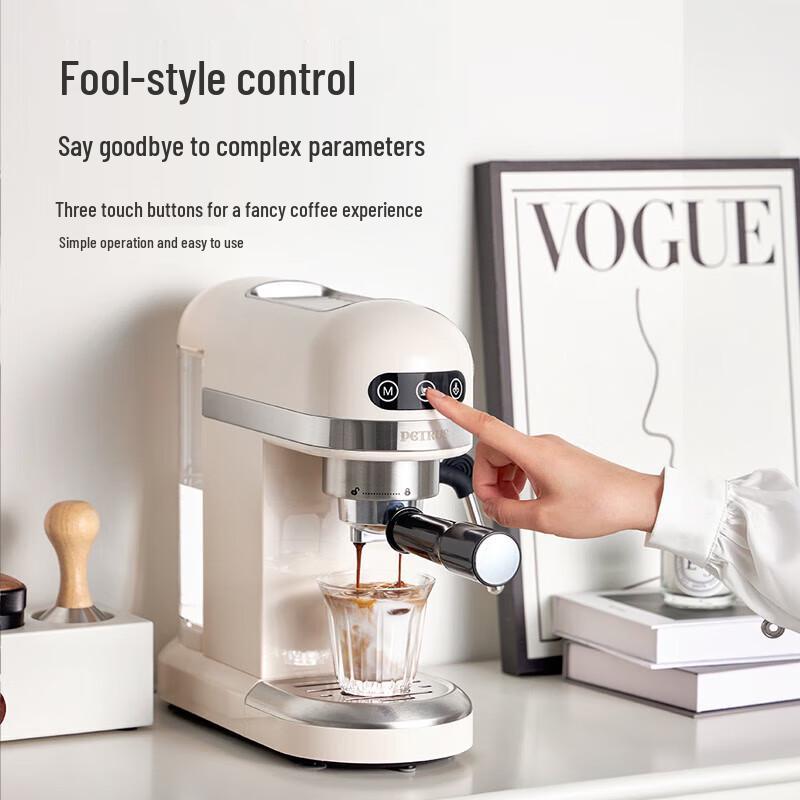 Petrus PE3366 Semi-Automatic Espresso Machine CN plug (adapter included)