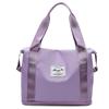 Women's small fitness bag, expandable, with dry and wet separation, Oxford cloth, lightweight casual handbag