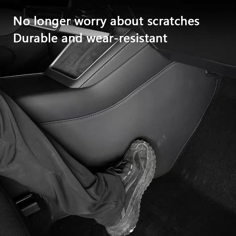 For Tesla Model YL 6-Seater / Y Juniper Central Control Side Extended Anti Kick Pads Leather Console Anti-dirty Protective Cover