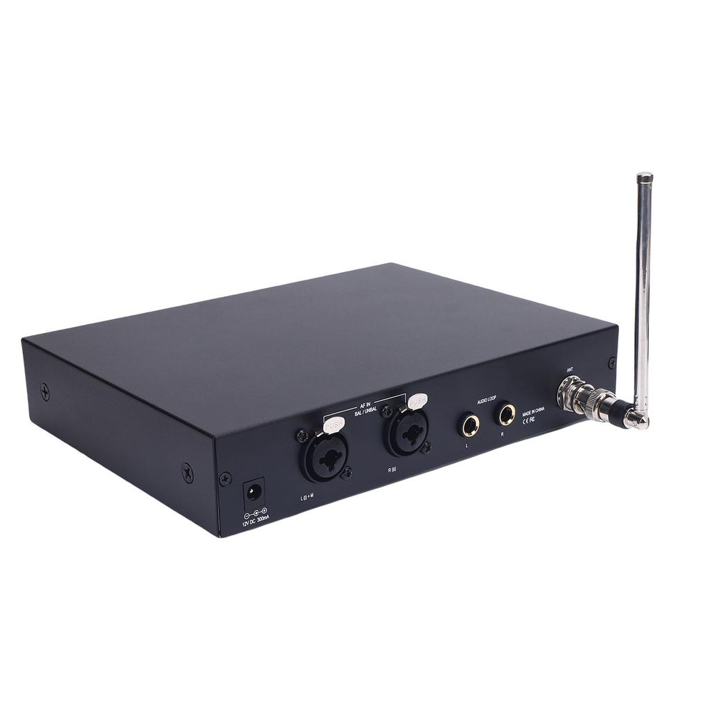 640 676MHz Wireless Ear Monitoring System with Transmitter and Receiver Professional IEM System for Studio Guitar Live