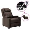 Day and Night - Day and Night Brown Faux Leather Power Recliner