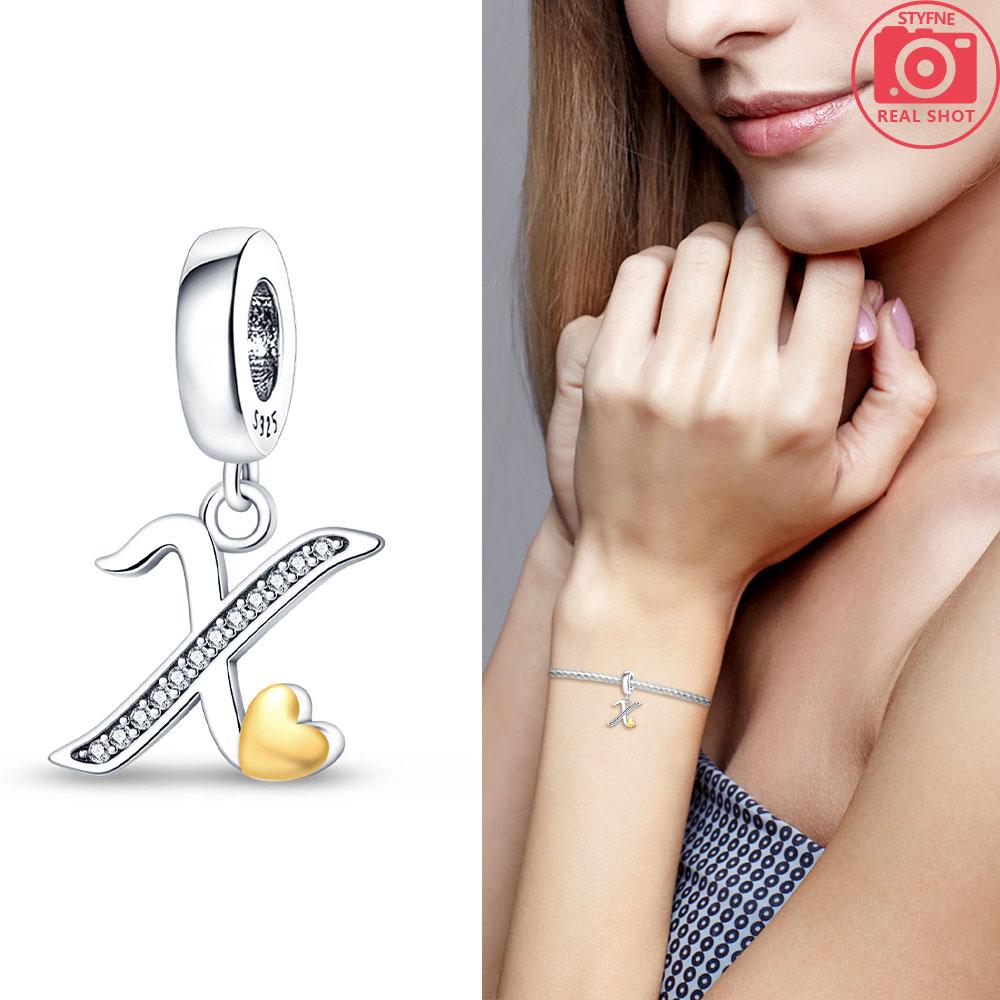 26-Letter Charm Pendant Copper Colors For Charms Copper Colors Original Bracelet For Jewelry Making