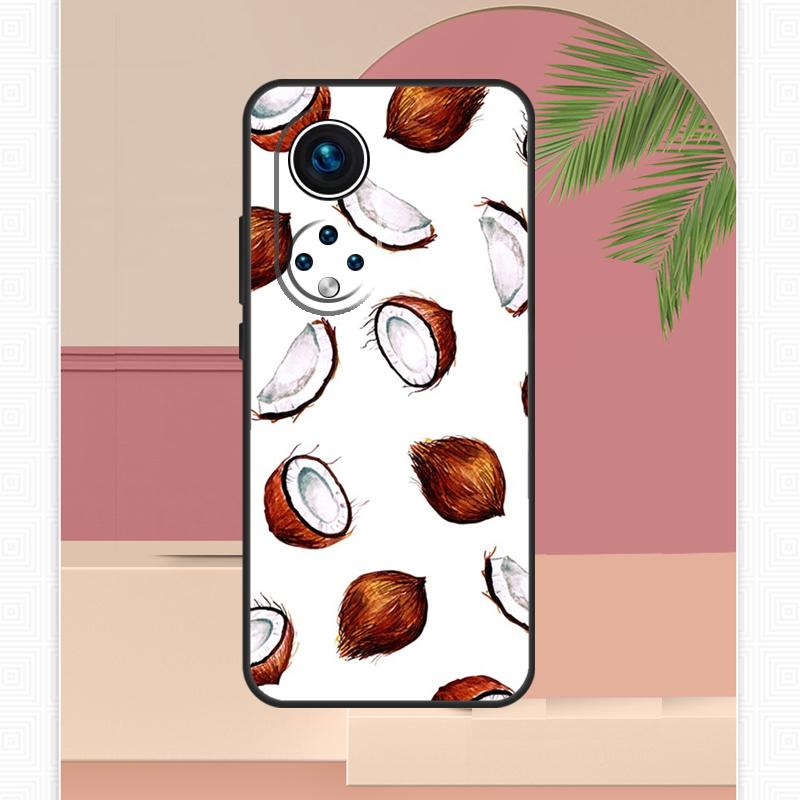Summer Fruit Coconut Case For Honor Magic 7 Lite 5 6 8 Pro Honor 200 400 X9c X9b X9a X8b X8a X8c 50 70 90 Cover