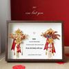 Premium Dragon and Phoenix Wedding Corsage Set for Bride and Groom - Elegant Boutonniere Pins