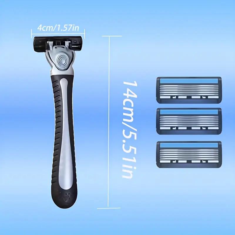 Private Label Six-Layer Black Manual Razor Replacement Blade