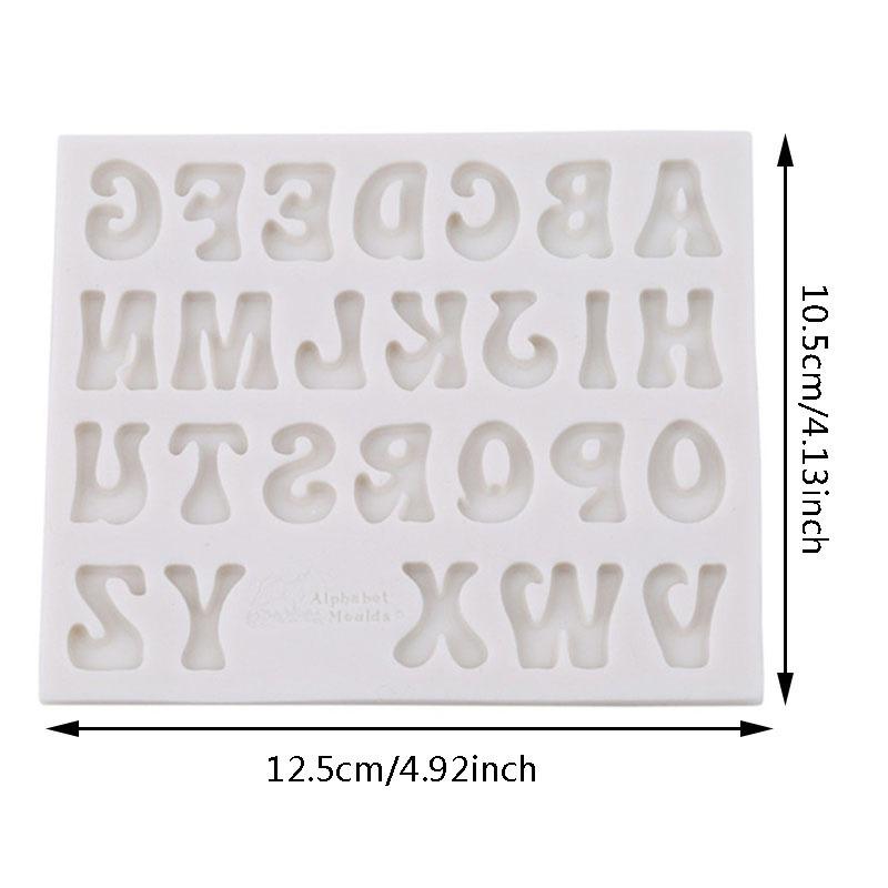 3D Letter Number Silicone Fondant Molds Chocolate Cake Molds Cake Decorating DIY Tools Jelly Cookies Baking Printing Mould 2025