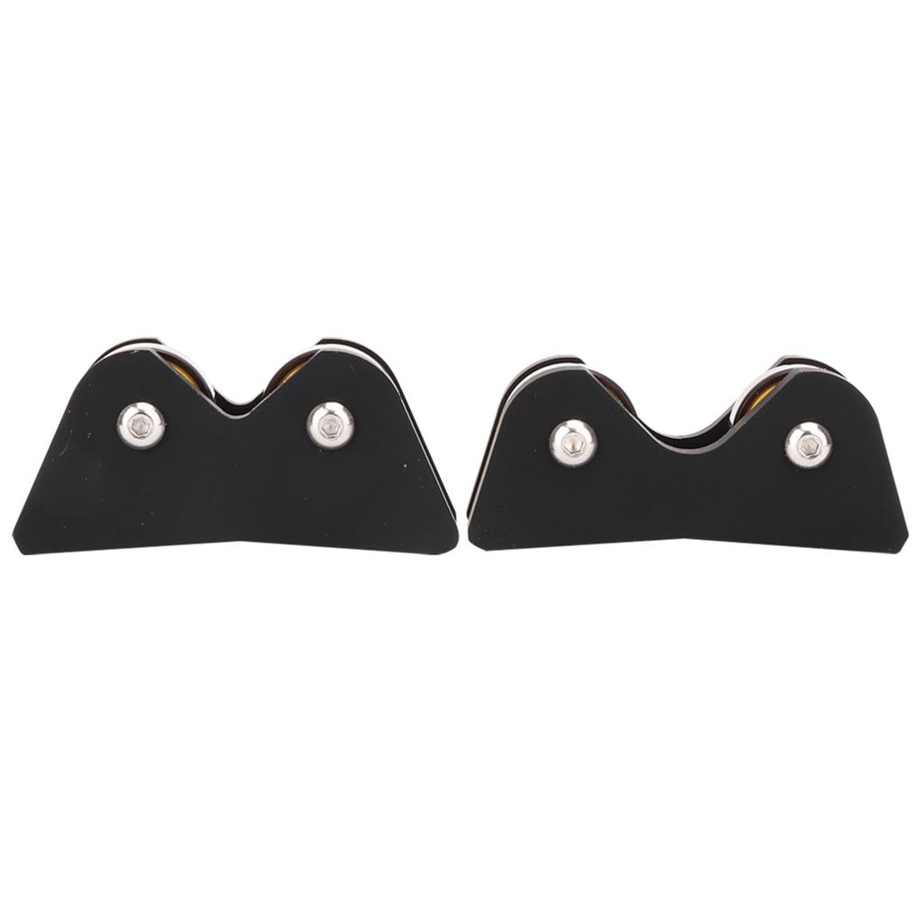 2Pcs Pool Billiard Cue Snooker Club Roller Straightness Detector Checker Inspect Tool
