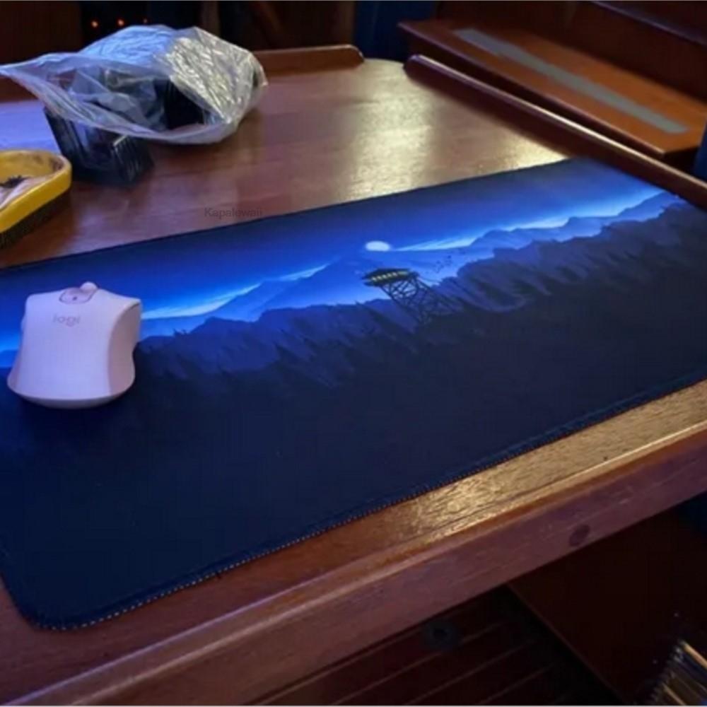 Forest Scenery Office Computer Mouse Pad Table Carpet Gaming Speed Keyboard Pads Laptop Desk Mat Gamer Mousepad 100x50cm Carpet