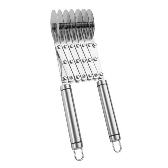 37748 Wheels Dough Cutter Stainless Steel Pastry Cutter Pizza Pastry Wheel