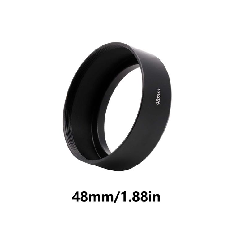 Versatile 48mm Metal Lens Hood Ideal For QL17GIII Camera Lens Shade Lens Sunshades Against Unwanted Lights Shade