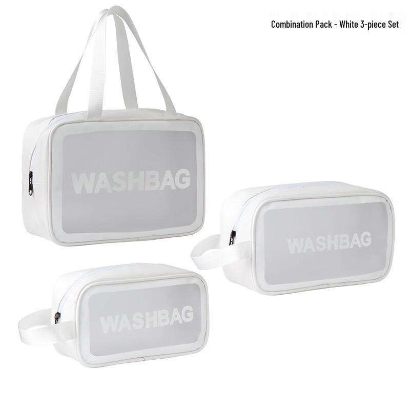 

Li Shen Transparent Wet & Dry Cosmetic Wash Bag Set