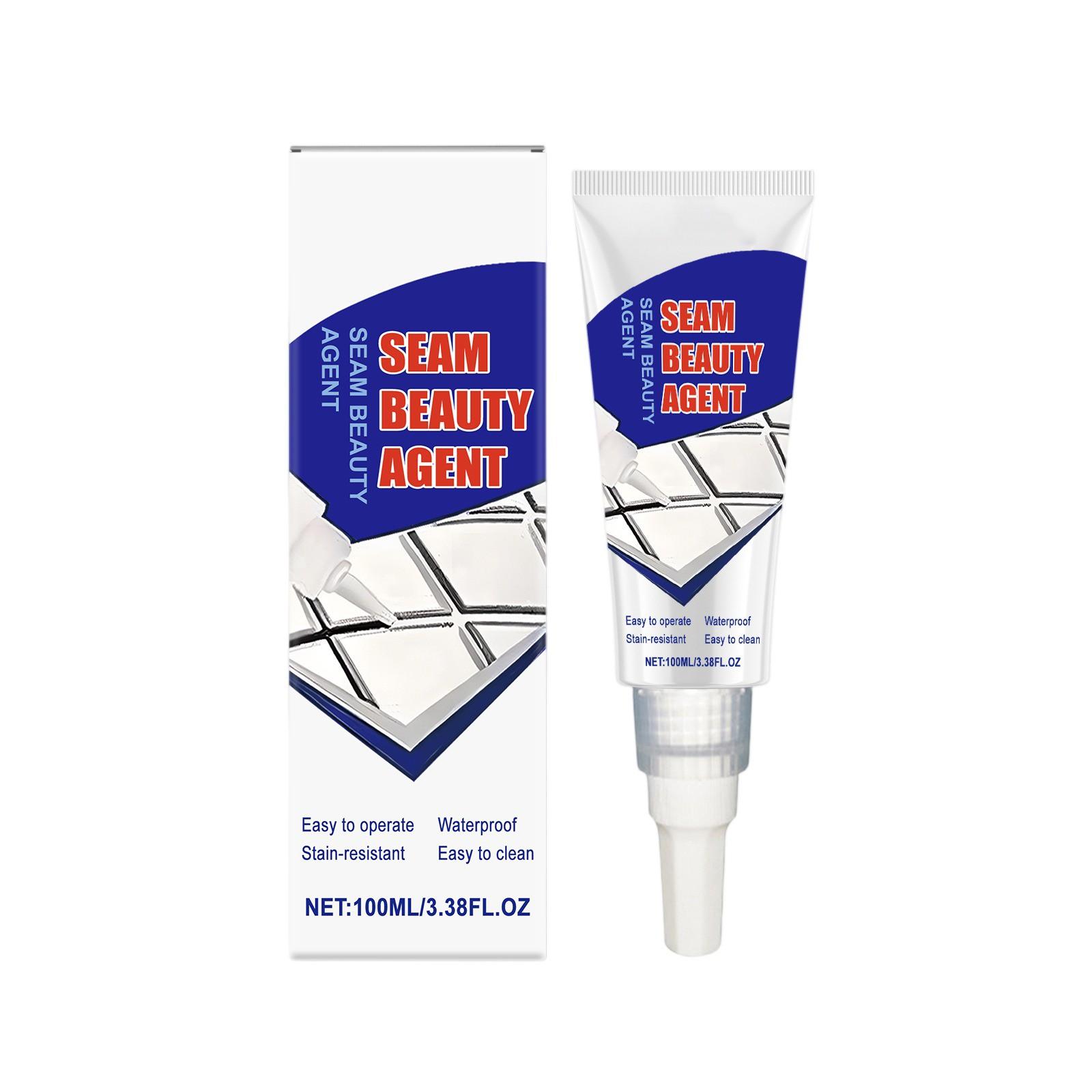 

Агент по красоте швов; Герметик;Затирка керамической плитки; Затирка для плитки пола в ванной комнате, заостренный затирочный состав(100мл) One Size