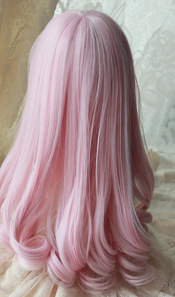 Linfairy Inch Size Doll Wig Figure Doll Pink White 8-9 1/3 +