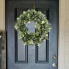 Eucalyptus Wreath Front Door Green Garland Farmhouse Decoration Party Wedding Wall Home Decor Spring