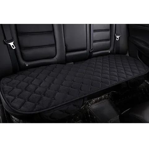 Husă scaun mașină față spate pernă flocata din pânză anti-alunecare iarnă protectie auto pernă pentru covoraș ține cald Fit universal camion suv van