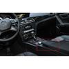Silver Titanium Cover Trim For Benz C-Class 07-14 Inner Console Shift Water Cup
