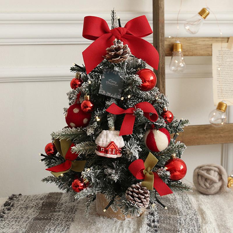 Popular Christmas Decorations DIY Small Christmas Tree 45/60CM Desktop Christmas Tree Ornament Window Decoration