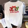 (Asian Size) Plaid Tree Cute 90s Graphic Tee Women Print T Shirt Christmas New Year Autumn Winter Casual Fashion Top Clothing Long Sleeve T-shirts
