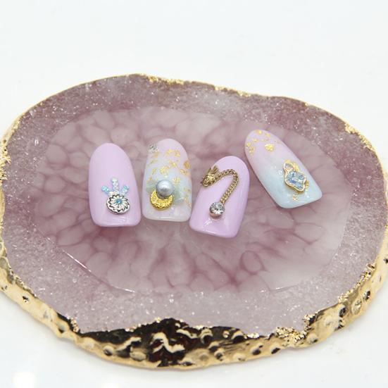 Resinový Nail Art Gel Lak Paleta Barev Displej Držák Talíř Manikúrní Nástroj
