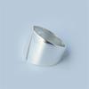 New Fashion Irregular Wide Face 925 Sterling Silver Jewelry Smooth Temperament Geometric Personality Opening Rings TYB9