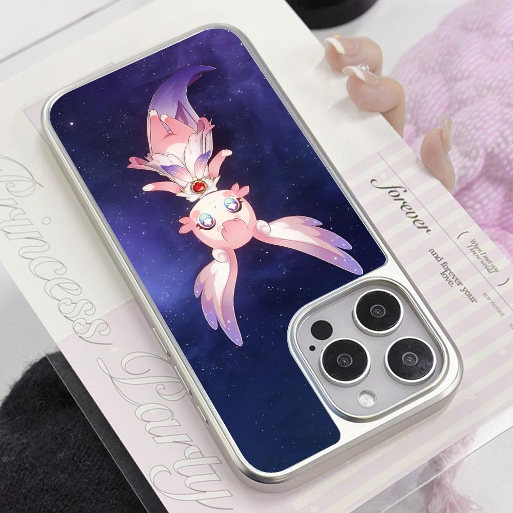 HSR Mem Silberbeschichtete Handyhülle für iPhone 17 16 15 14 13 12 11 Air Pro Max Plus Bunte Abdeckung
