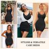 Body Shaper dla kobiet pod sukienką Jednoczęściowa pełna halka Wyszczuplająca brzuch Sukienka modelująca z regulowanym paskiem typu spaghetti