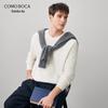 Men's 100% Wool Round Neck Sweater