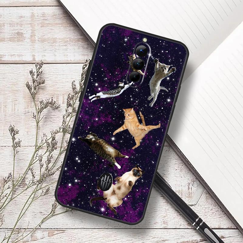 

Cat in Space Case For ZTE Nubia Red Magic 10 Air 6S 7S 6 7 Pro RedMagic 8 9 8S 9S 10S 11 Pro Plus Cover Red Magic 6s Pro