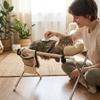 Anti-Tip Folding Pet Grooming Hammock Stainless Steel Frame Cat Nail Trimming Station  Household