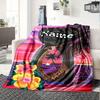 Home Customize Your Name Blankets Comfortable Soft Lightweight Allseason Multipurpose Blanket For Picnics Sofas Offices Beds Living Rooms Perfect Gift