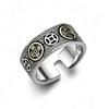 Adjustable Vintage Copper Coin Ring Men Women Retro Open Finger With Ancient Chinese Five Emperors Coins Design