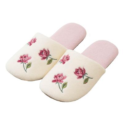 Senko Sweet Rose Toalett Blommig Ros 60148 [SDB] Tofflor, Rosa, Tryck, Snygg,