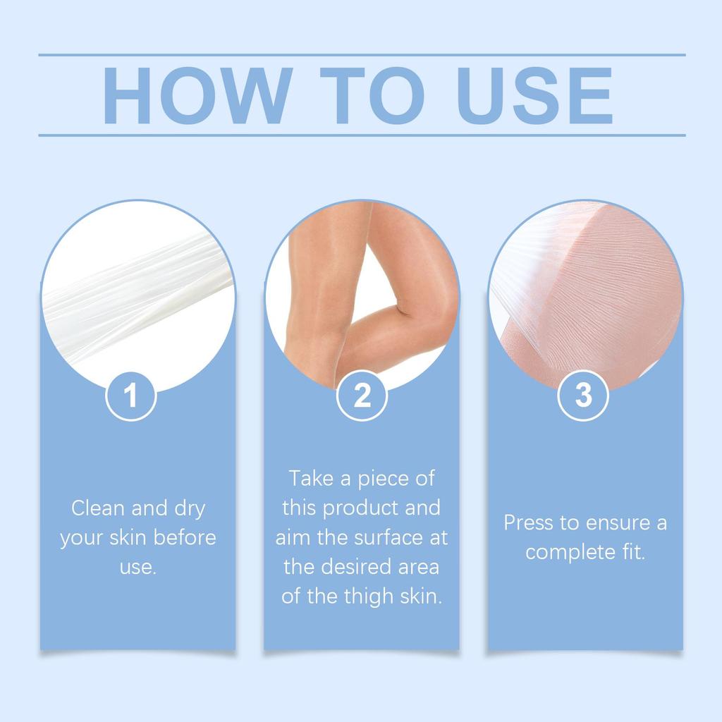 Legs anti-friction patch Legs daily anti-friction care skin comfort travel transparent protection patch