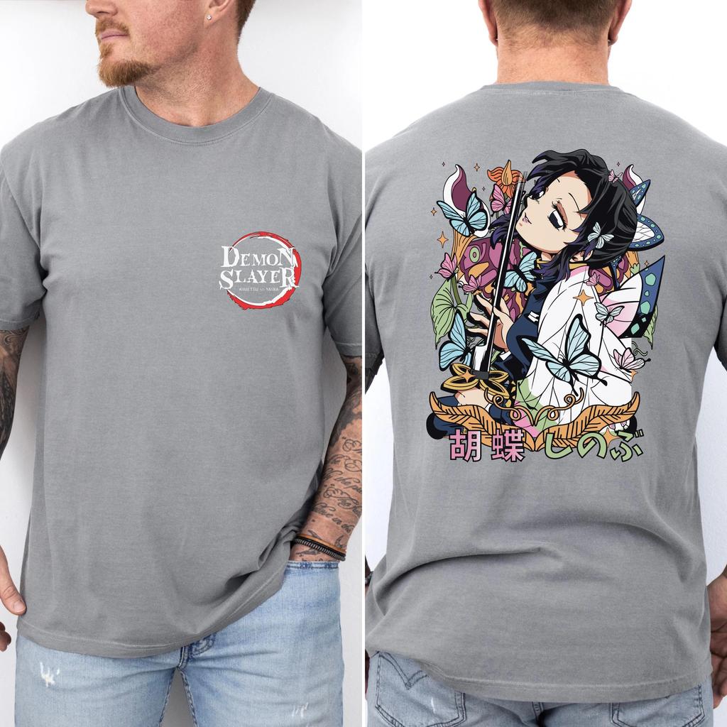 Butterfly Ren Demon Slayer T-shirt Insect Column Comic Demon Slayer Anime T-shirt Comic Clothing of Demon Slayer