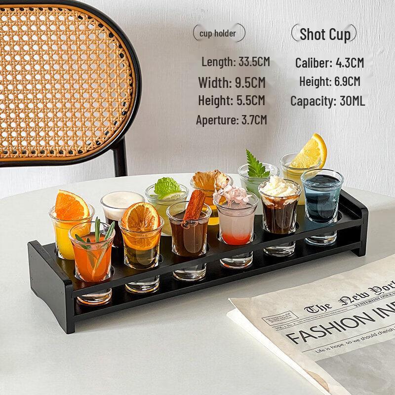 Star Glass Liquor & Cocktail Shot Set