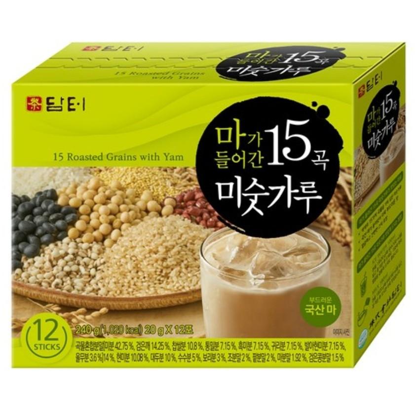 [Damteo] 15-koren misutgaru Chinese Yam/zwarte bonen/Granola/Superfood, Essentiële Koreaanse gezondheidsvoeding