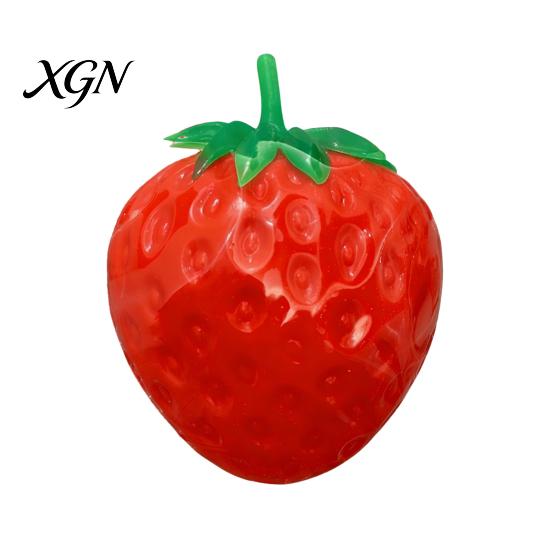 Sensory Stress Toy 1/2Pcs Red Strawberry Ball Realistic Mini Squeeze Fidget Soft Stretchy Simulated Fruit Party Favors Compact