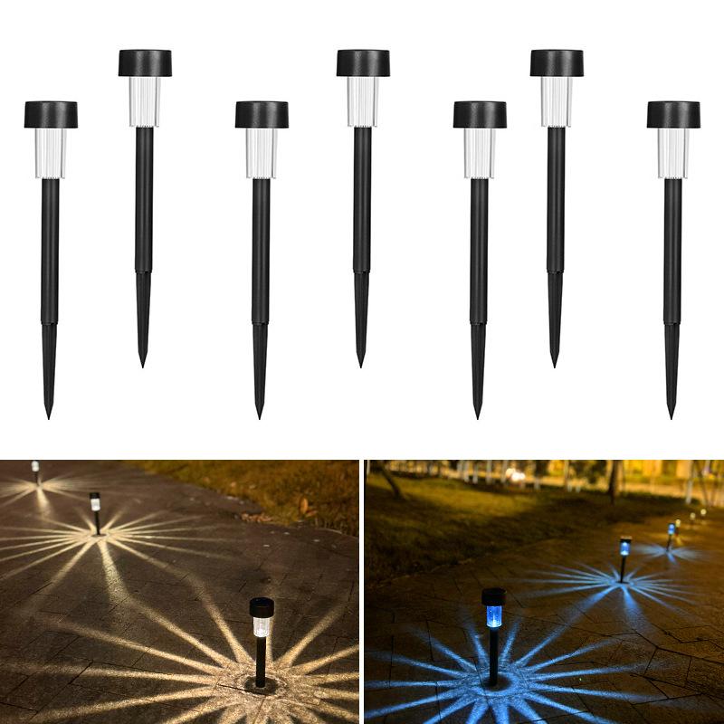 Solar Garden Light Outdoor Solar Powered Lamp Waterproof Landscape Lantern Lighting For Pathway Patio Decorative Led 1Pcs
