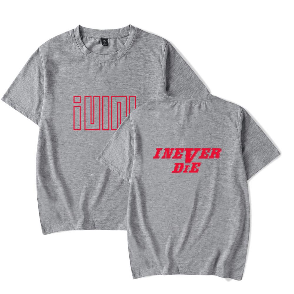 2023 Kpop Gidle New Album I Never Die Tshirt Cotton Tee Tops Short Sleeve For Unisex And Women Casual Streetwear