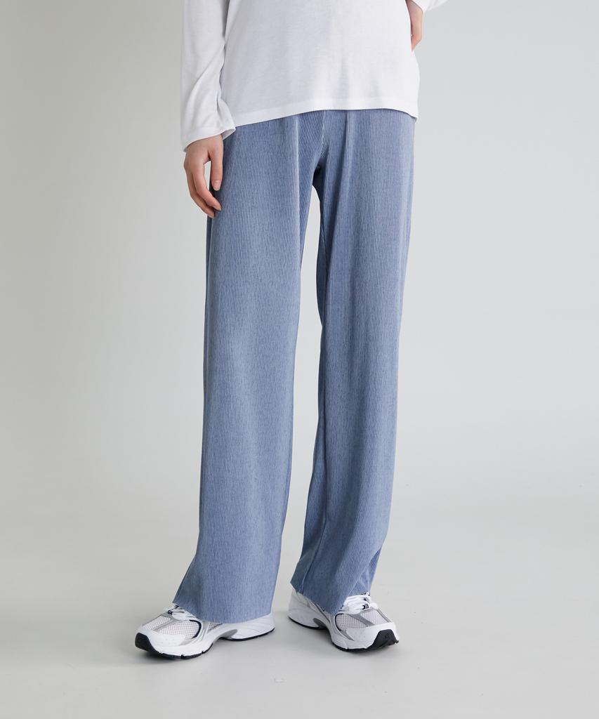 38COMEONCOMMON 20S Pleats Banding Pants (Blue)