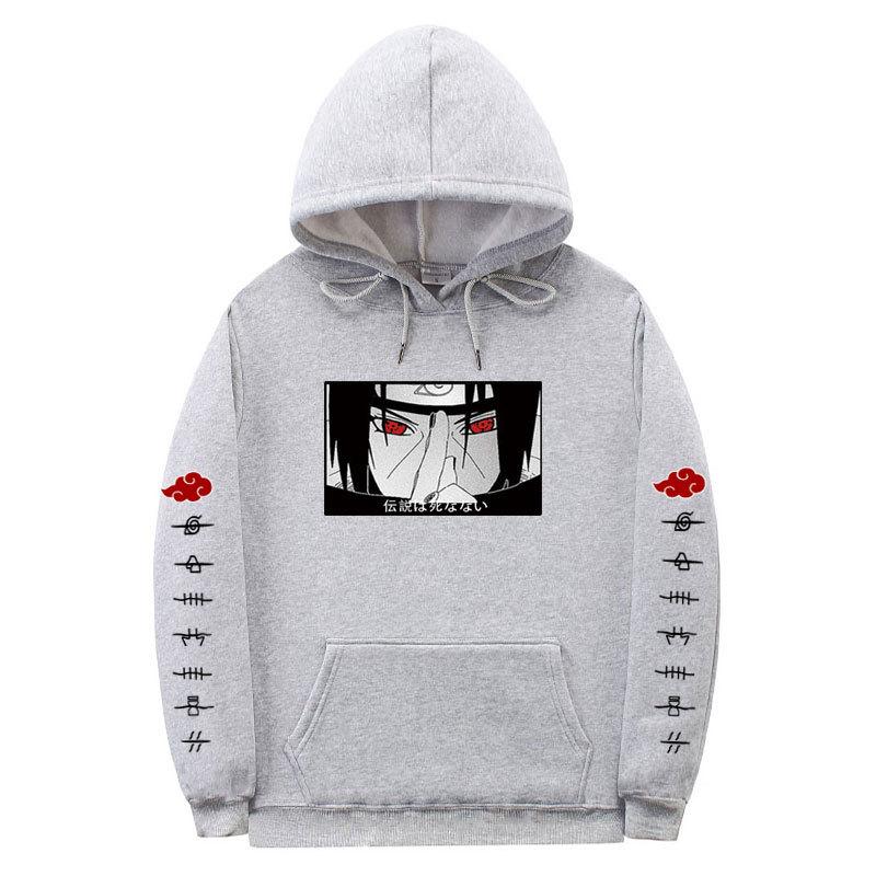 Podzim Zima Naruto Itachi Uchiha Pulovr s potiskem Unisex Mikina Pulovr s dlouhým rukávem