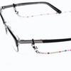 Jeibanseukeullaesig Color Ball Point Surgical Steel Eyeglass Chain Mask Necklace (C2001-An667_Sv)
